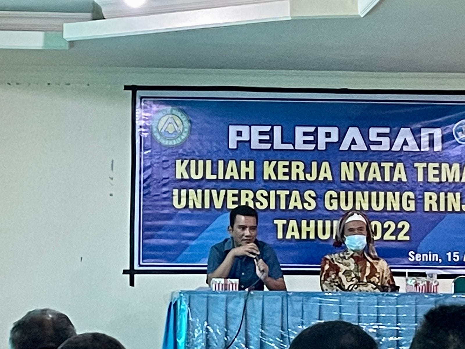 Pelepasan KKNT-MBKM — Pelepasan mahasiswa Kuliah Kerja Nyata Tematik Merdeka Belajar Kampus Merdeka sebelum turun ke lokasi